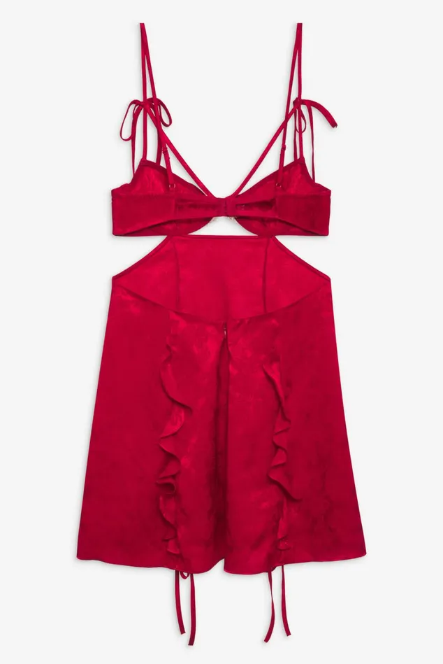 Women Velma Slip Dress Red For Love and Lemons Lingerie