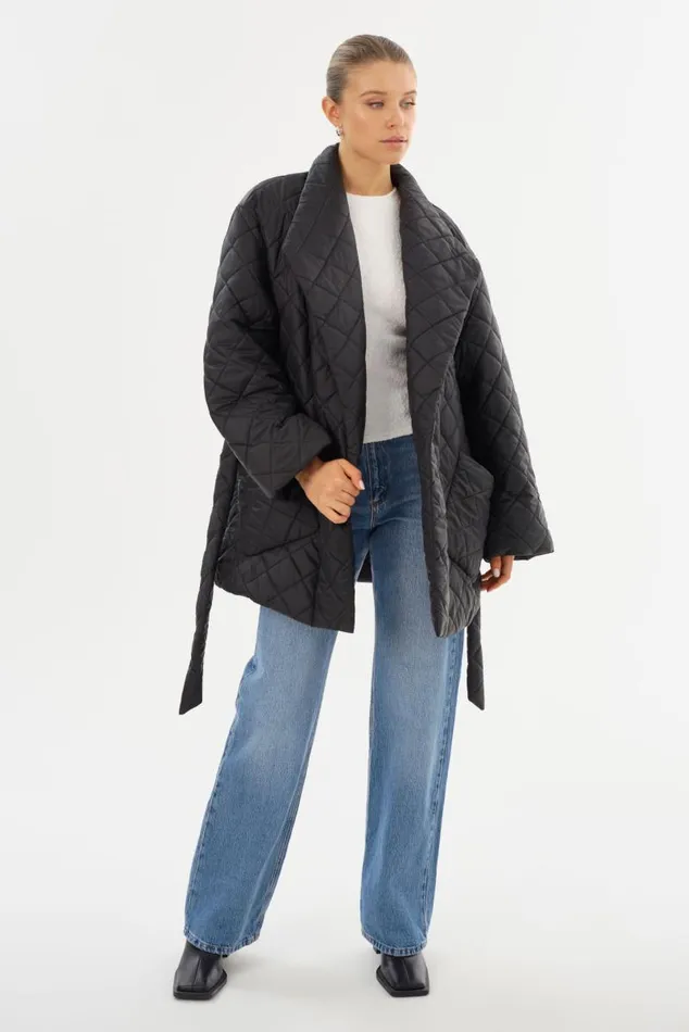Women VERICA Quilted Jacket Black LAMARQUE Puffers