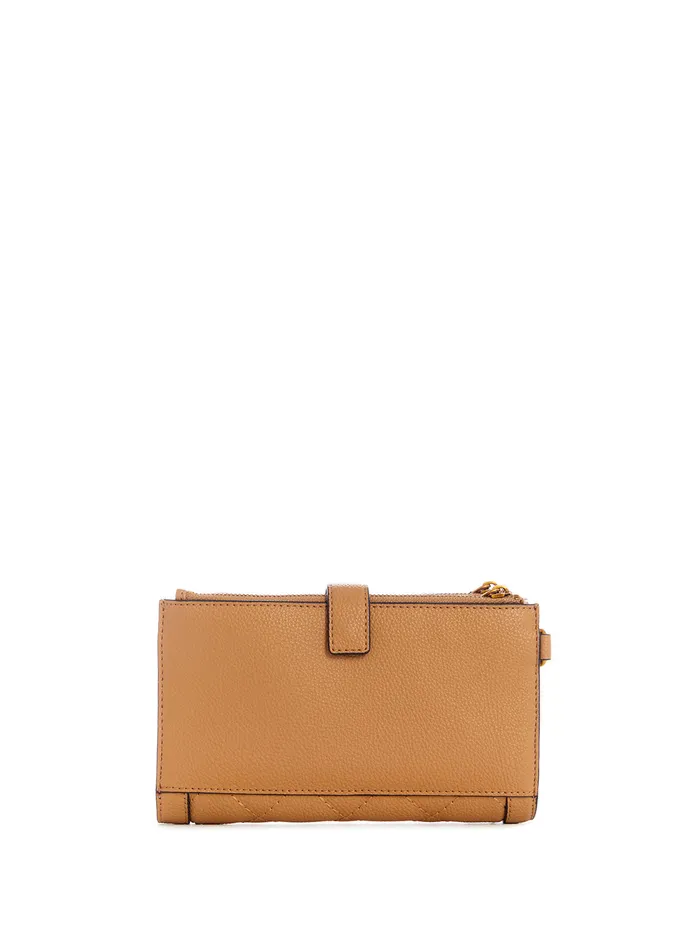Women Wallets GUESS Beige Abey Zip Organiser Wallet