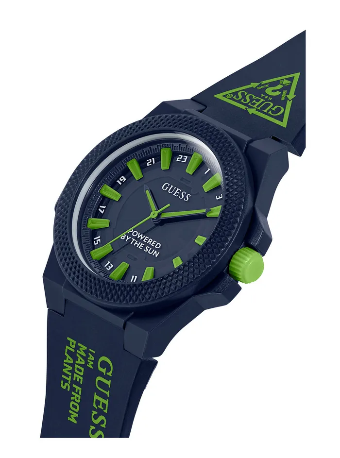 Women Watches GUESS Eco Navy Outspoken Nylon Watch