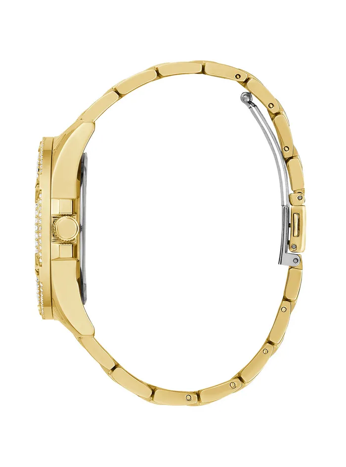Women Watches GUESS Gold Crystal Queen Watch