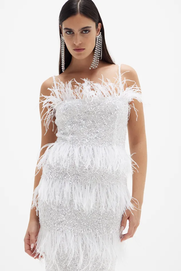 Women White Dresses Rachel Gilbert FRENCHY DRESS Women White Dresses Rachel Gilbert FRENCHY DRESS