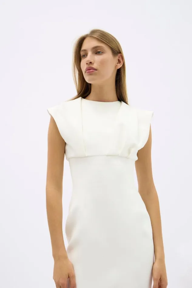 Women White Dresses Rachel Gilbert MAGGIE DRESS Women White Dresses Rachel Gilbert MAGGIE DRESS