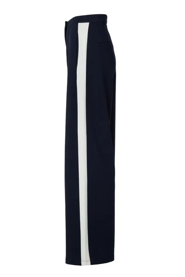 Women Wide Leg Pant Ink Navy Holland Cooper Trousers
