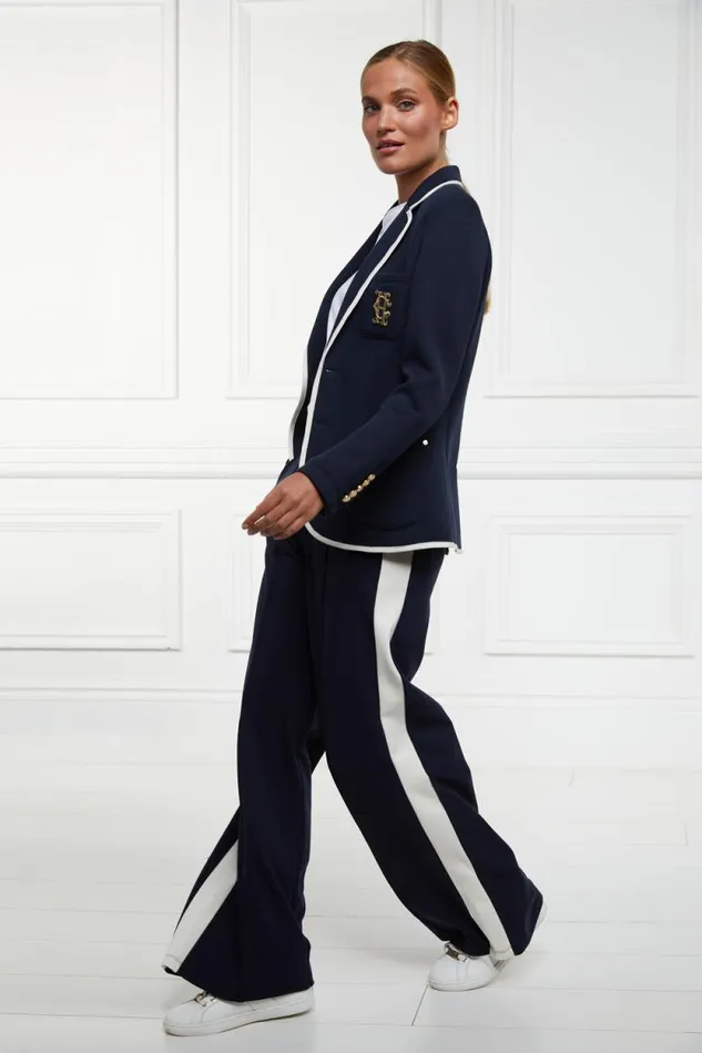 Women Wide Leg Pant Ink Navy Holland Cooper Trousers