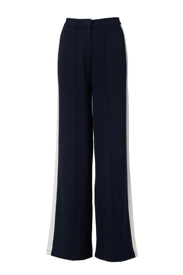 Women Wide Leg Pant Ink Navy Holland Cooper Trousers