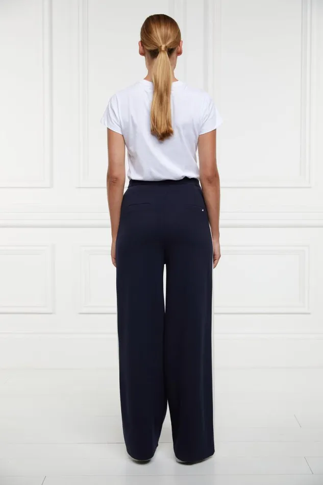 Women Wide Leg Pant Ink Navy Holland Cooper Trousers