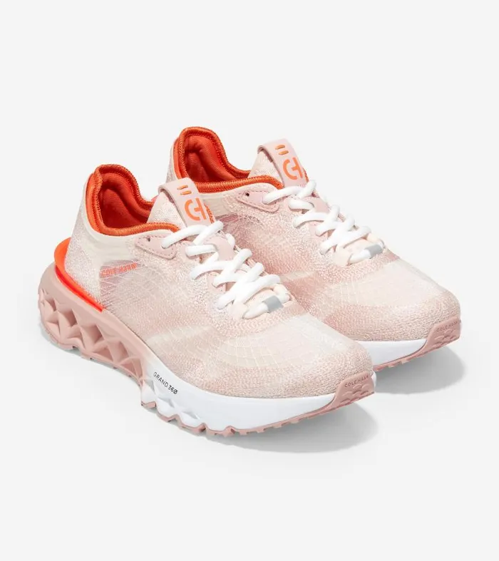 Women Women039s 5ZERGRAND Embrostitch Running Shoe Pink Cole Haan Running