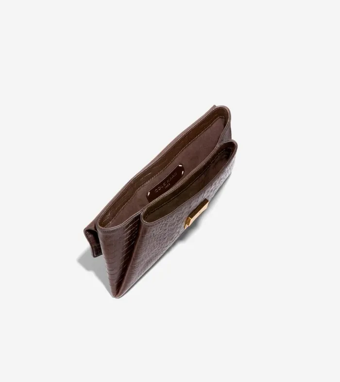 Women Women039s Christena Envelope Clutch Brown Cole Haan Bags and Backpacks