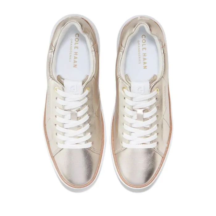 Women Women039s GrandPr Topspin Puffer Sneaker Silver Cole Haan Sneakers