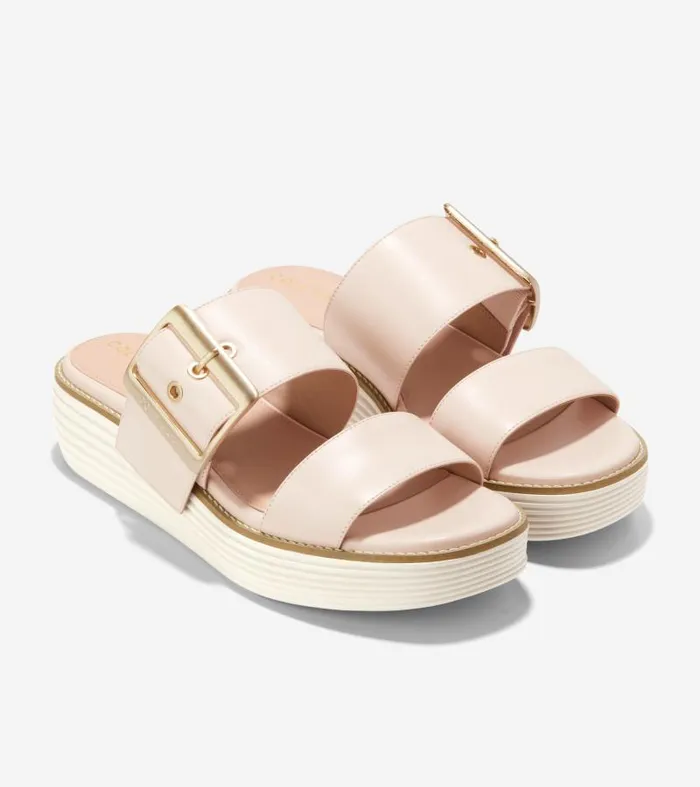 Women Women039s ORIGINALGRAND PLATFORM SLIDE Beige Cole Haan Sandals Women Women039s ORIGINALGRAND PLATFORM SLIDE Beige Cole Haan Sandals