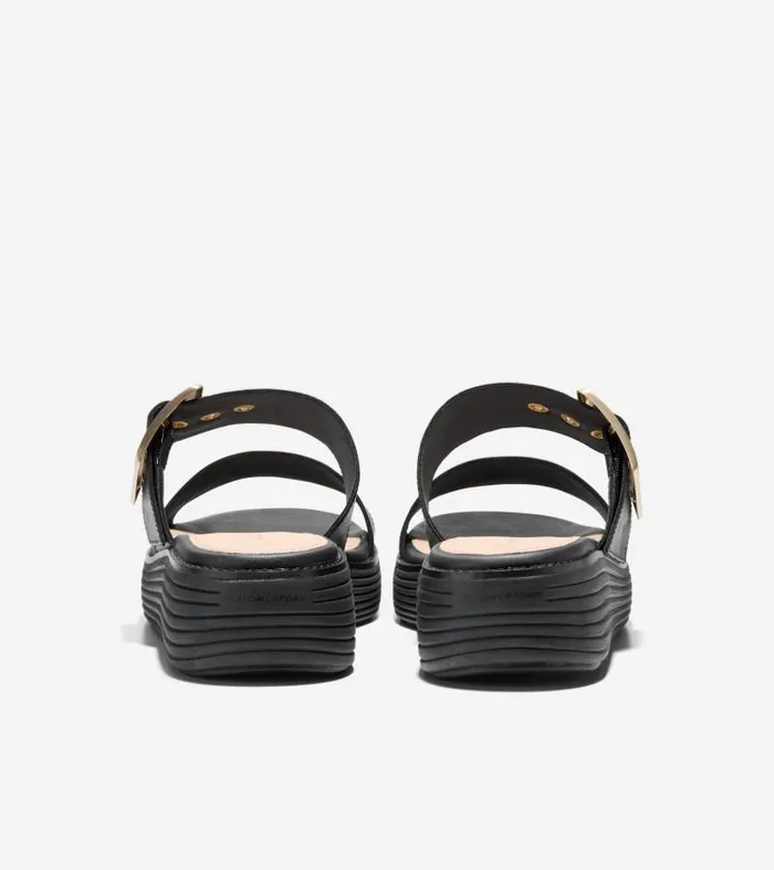 Women Women039s ORIGINALGRAND PLATFORM SLIDE Black Cole Haan Sandals