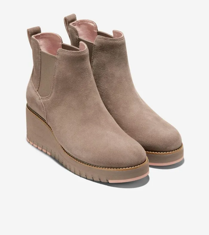 Women Women039s ZERGRAND City Wedge Boot Brown Cole Haan Boots and Booties Women Women039s ZERGRAND City Wedge Boot Brown Cole Haan Boots and Booties