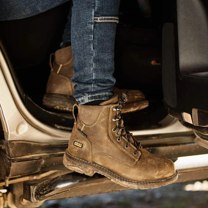 Women Work Boots and Shoes Ariat Casey 6quot Composite Toe Work Boot Shadow