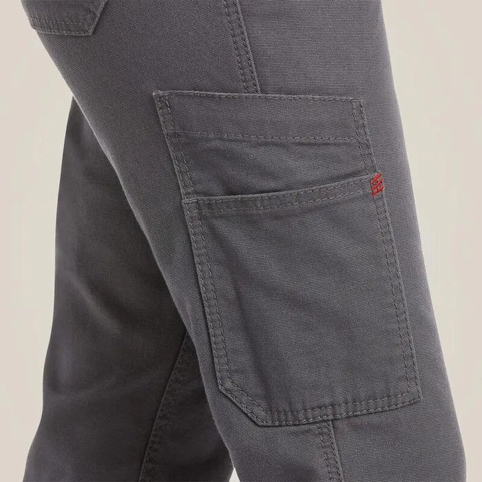 Women Workwear Ariat FR Stretch DuraLight Canvas Stackable Straight Leg Pant Iron Grey Women Workwear Ariat FR Stretch DuraLight Canvas Stackable Straight Leg Pant Iron Grey