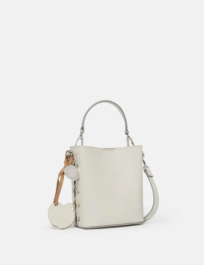 Women Woven Bucket Bag Clay White Stella McCartney Mini Bags And Clutches Women Woven Bucket Bag Clay White Stella McCartney Mini Bags And Clutches