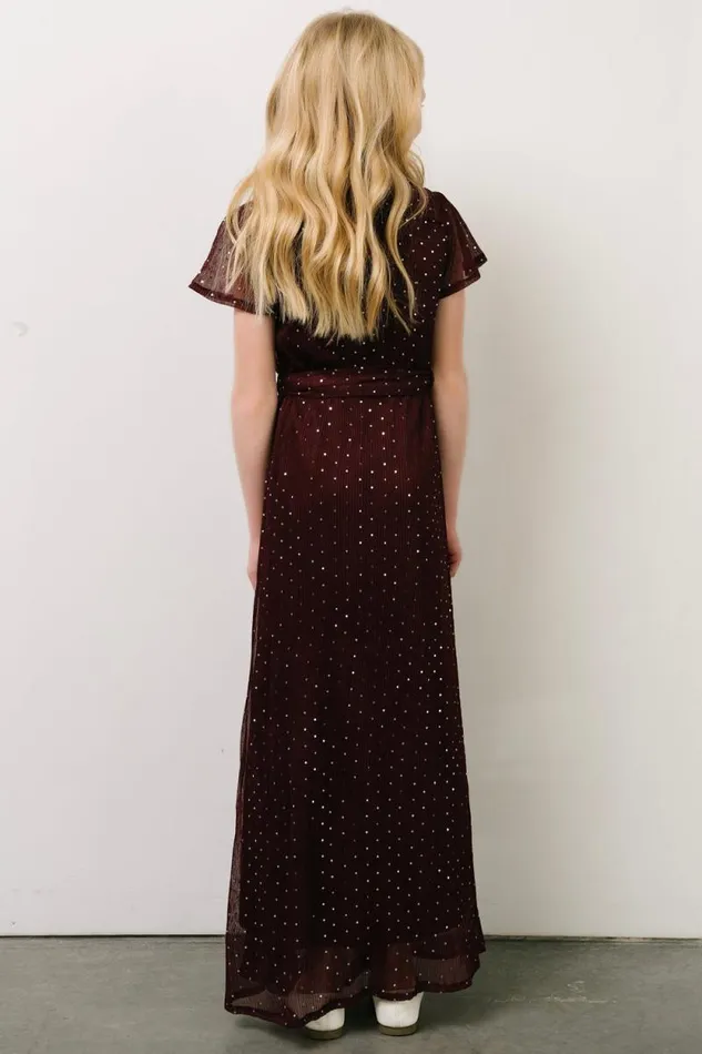 Women Youth Grace Sparkle Gown Mulberry Baltic Born Embellished and Sequined