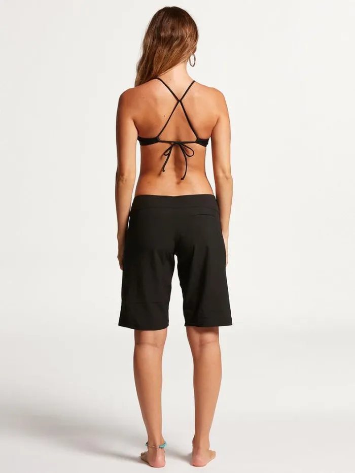 Womens Boardshorts Volcom Simply Solid 11034 Boardshorts 8211 Black