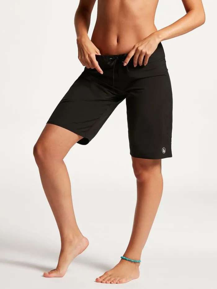 Womens Boardshorts Volcom Simply Solid 11034 Boardshorts 8211 Black