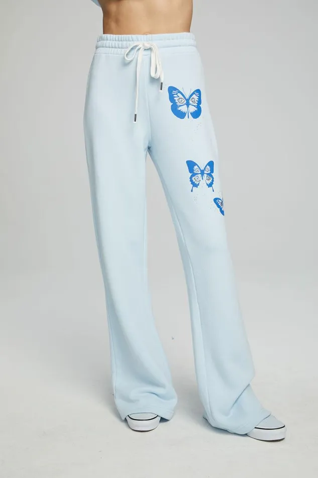 Womens Bottoms Chaser Brand Evil Eye Butterfly Pants