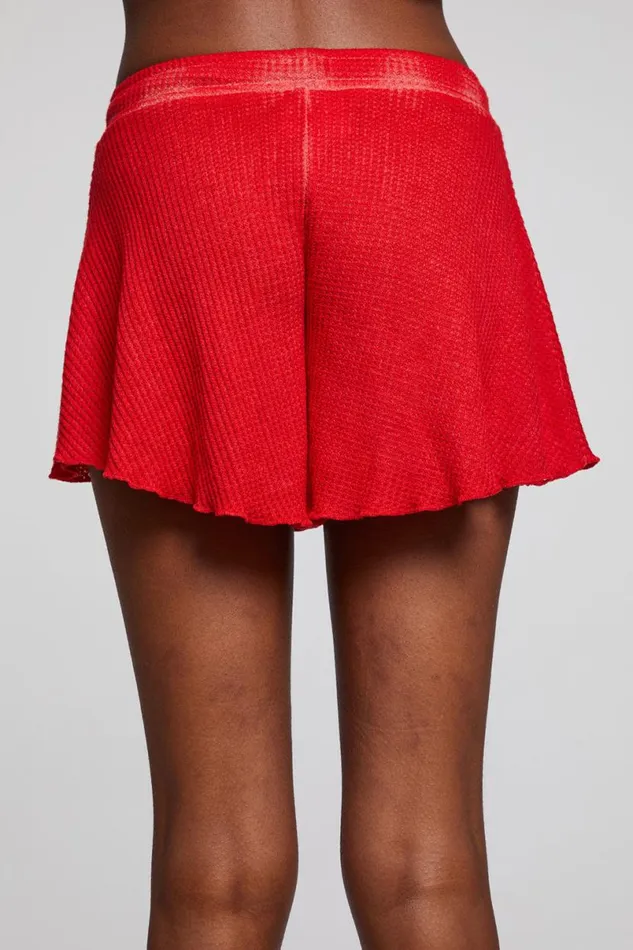 Womens Bottoms Chaser Brand Fleur Crimson Short