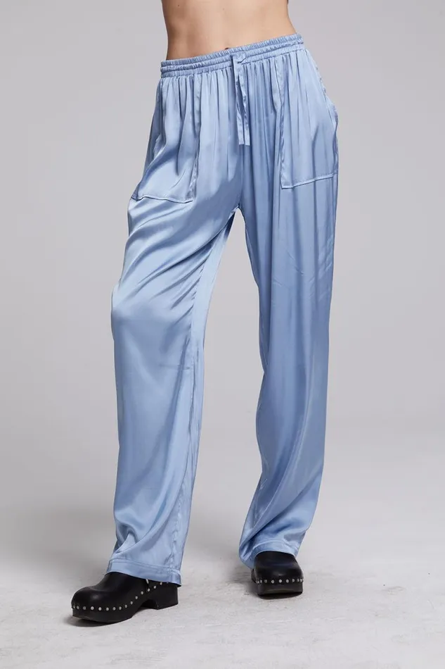 Womens Bottoms Chaser Brand Martina Blue Grotto Trousers