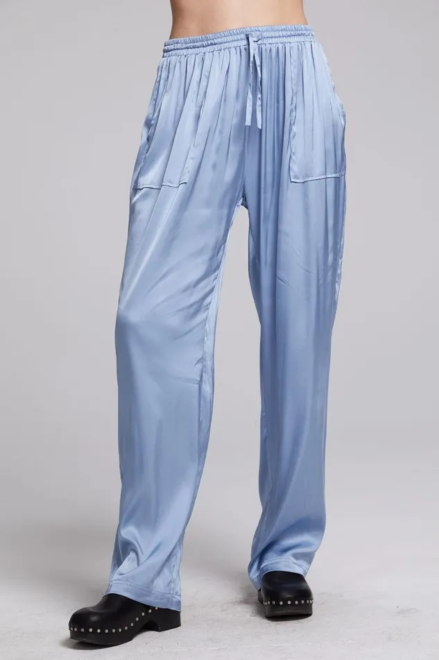 Womens Bottoms Chaser Brand Martina Blue Grotto Trousers