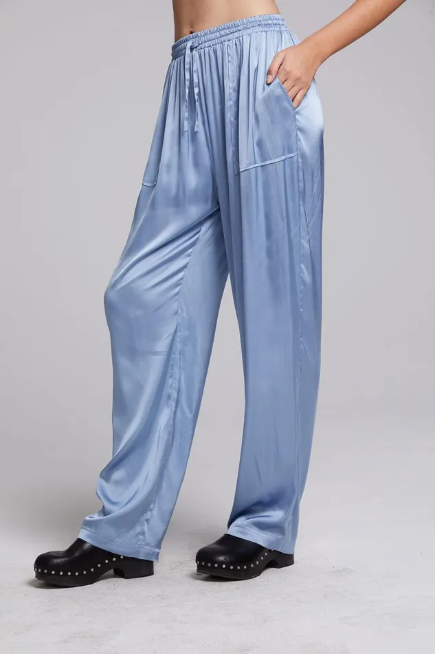 Womens Bottoms Chaser Brand Martina Blue Grotto Trousers