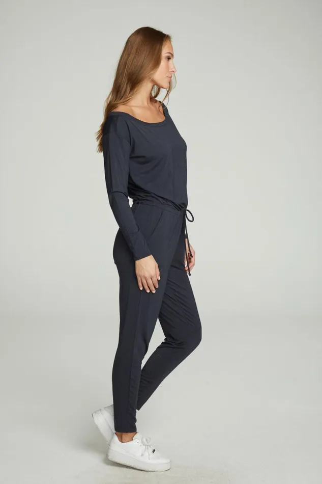 Womens Bottoms Chaser Brand Off The Shoulder Long Sleeve Jumpsuit