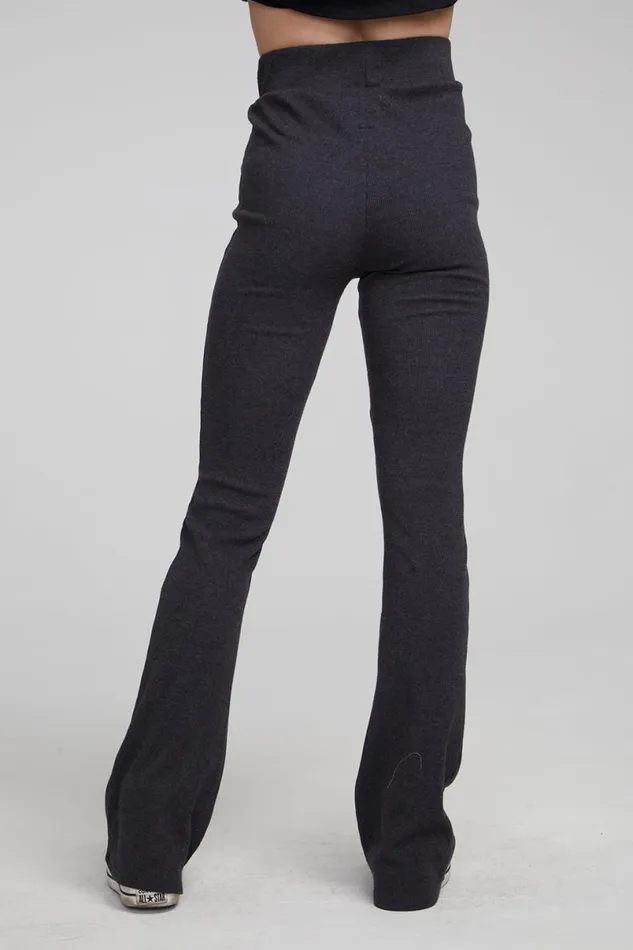 Womens Bottoms Chaser Brand Tara Shadow Black Legging