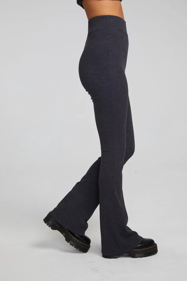 Womens Bottoms Chaser Brand Tara Shadow Black Legging