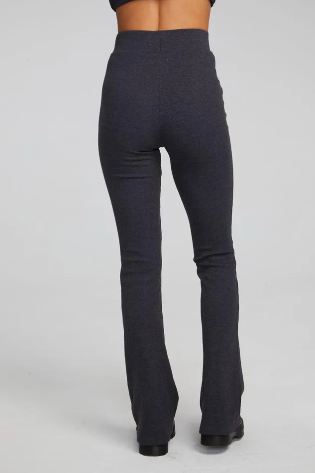 Womens Bottoms Chaser Brand Tara Shadow Black Legging