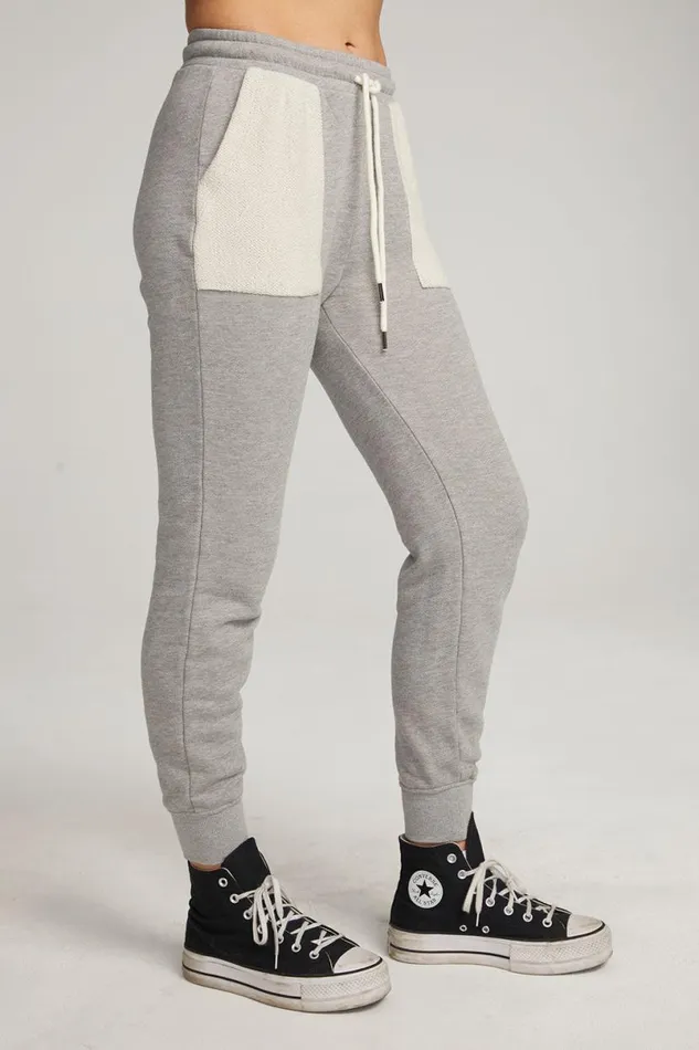 Womens Bottoms Chaser Brand Tessa Heather Grey Jogger