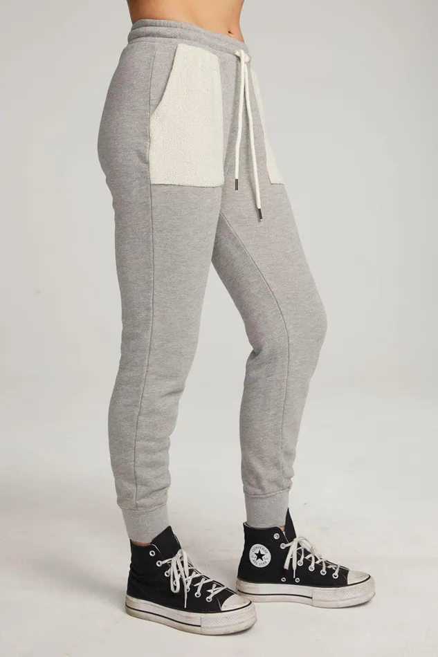 Womens Bottoms Chaser Brand Tessa Heather Grey Jogger