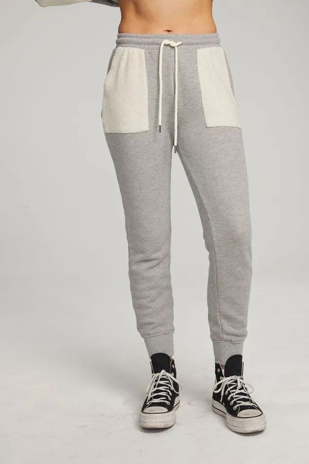 Womens Bottoms Chaser Brand Tessa Heather Grey Jogger