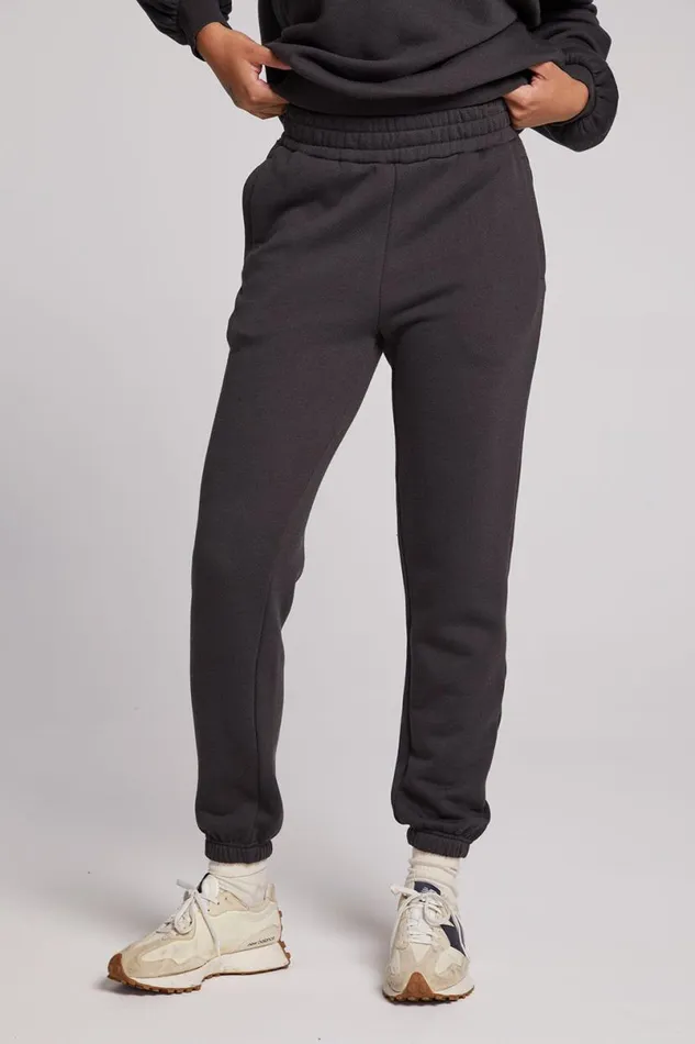 Womens Bottoms Chaser Brand Wilshire Licorice Joggers
