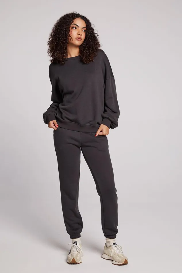 Womens Bottoms Chaser Brand Wilshire Licorice Joggers