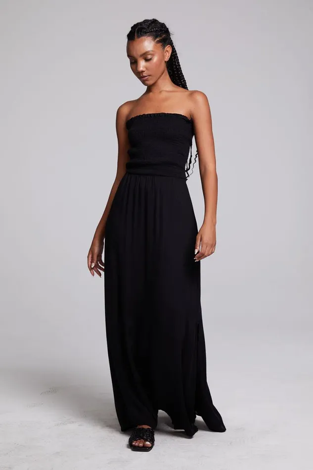 Womens Dresses Chaser Brand Anita Black Maxi Dress
