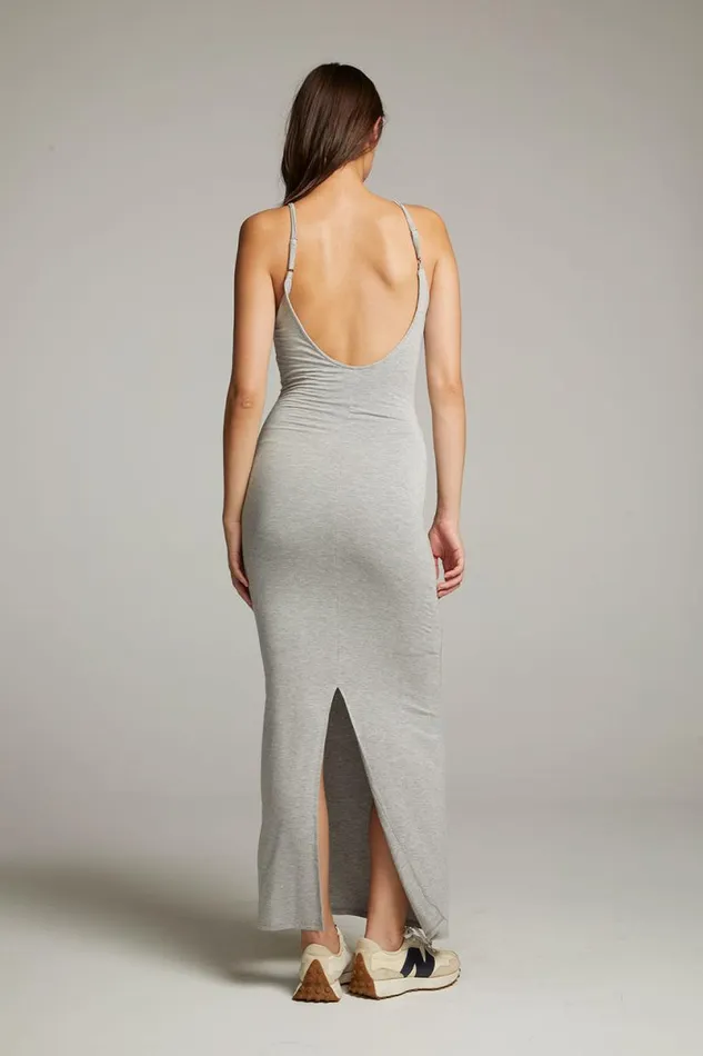 Womens Dresses Chaser Brand Panther Heather Grey Maxi Dress