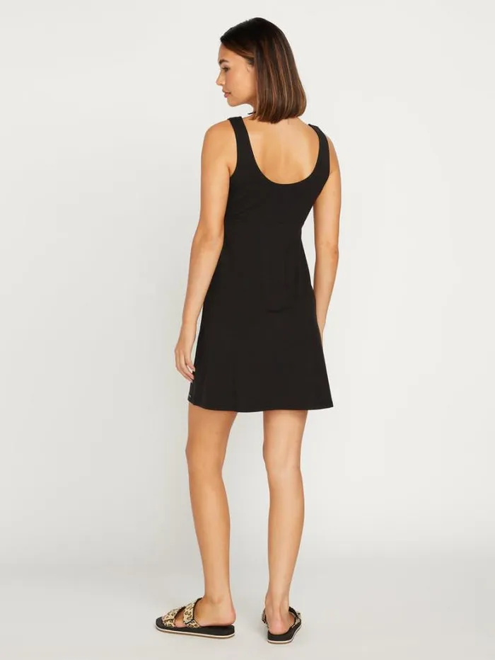 Womens Dresses Volcom Desert Bunnie Dress 8211 Black