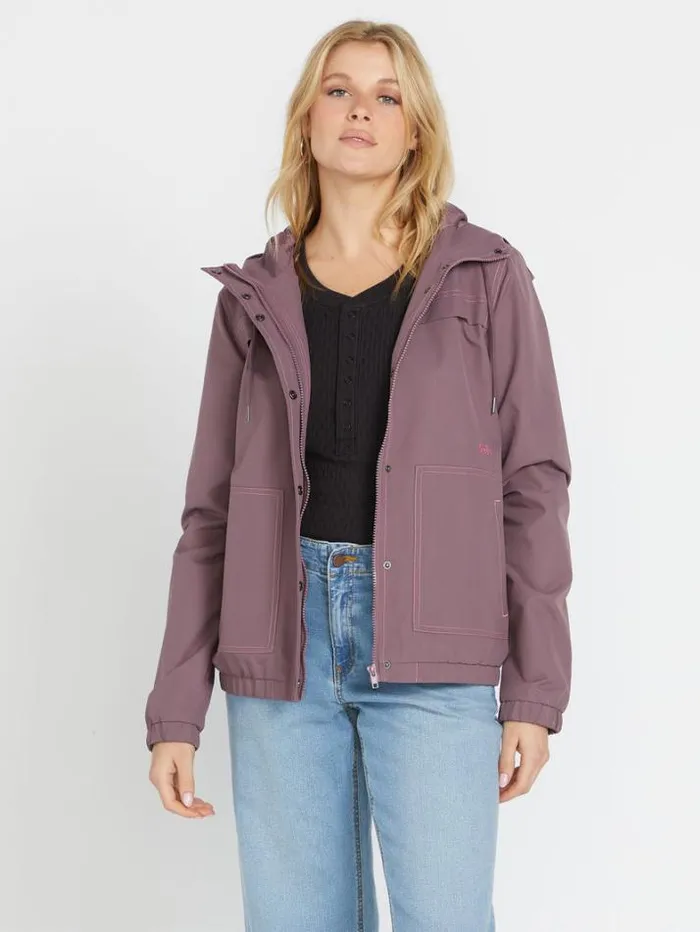 Womens Jackets Volcom Enemy Stone Jacket 8211 Acai