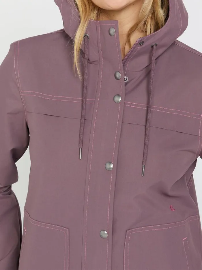 Womens Jackets Volcom Enemy Stone Jacket 8211 Acai