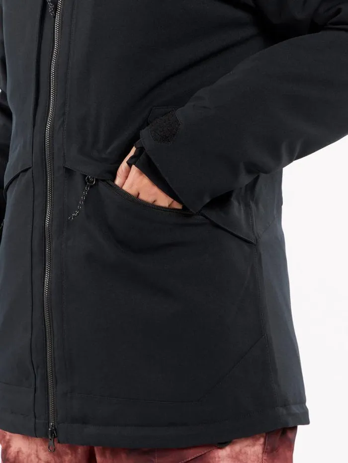 Womens Jackets Volcom Shelter 3D Stretch Jacket 8211 Black