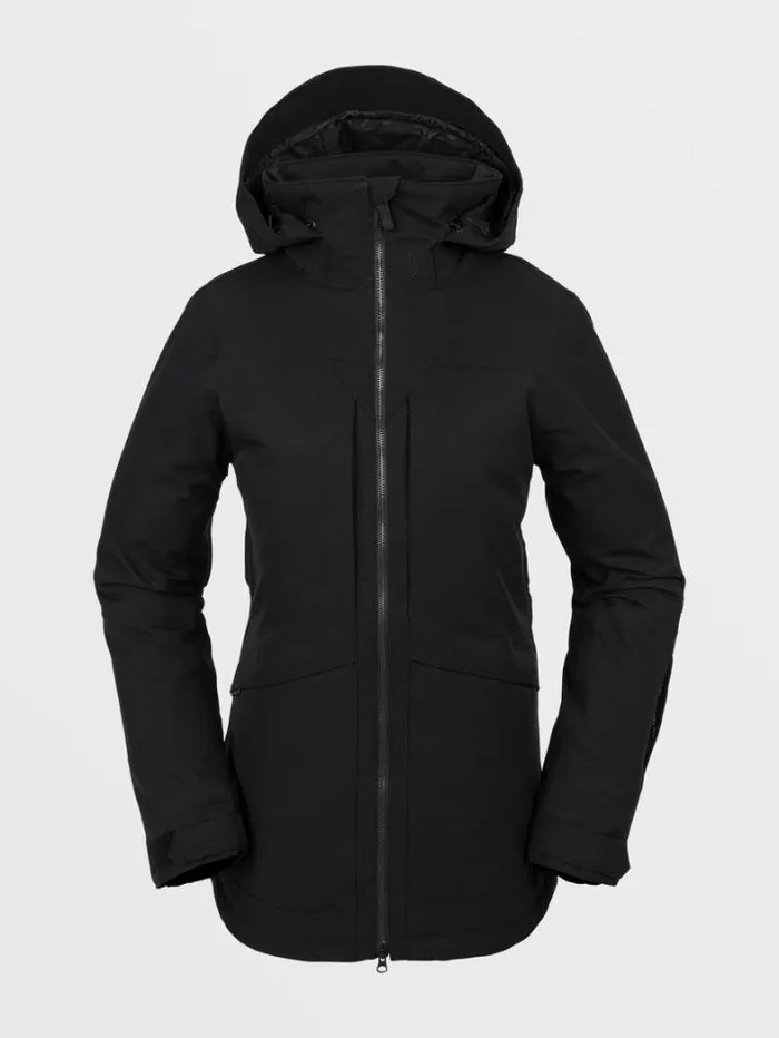 Womens Jackets Volcom Shelter 3D Stretch Jacket 8211 Black