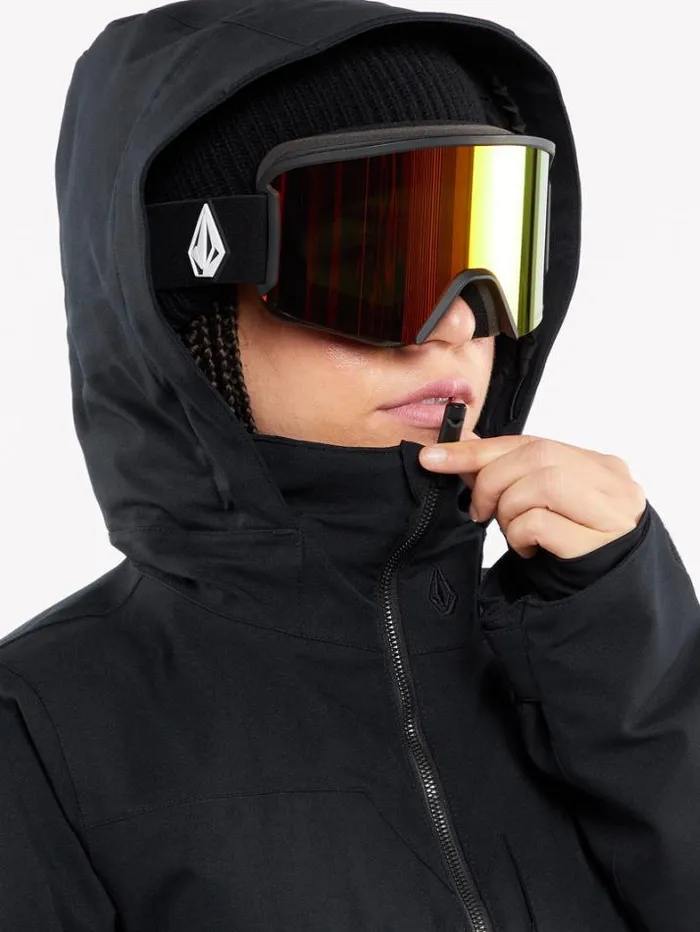 Womens Jackets Volcom Shelter 3D Stretch Jacket 8211 Black