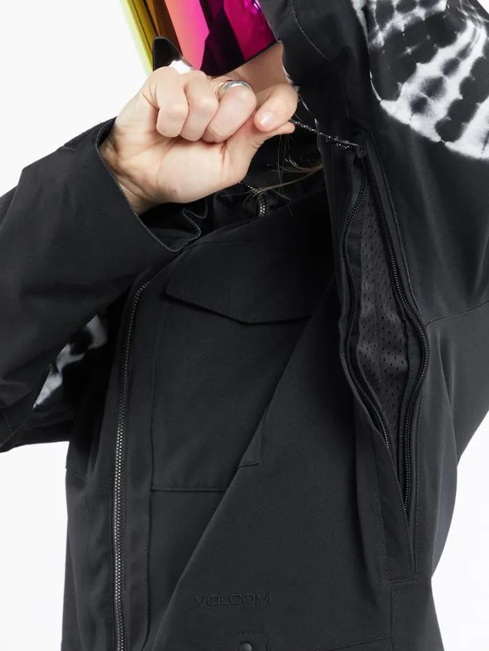 Womens Jackets Volcom Shiloh Snow Suit 8211 Black