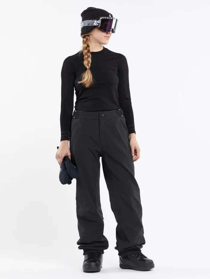 Womens Pants Volcom Dust Up Bonded Pants 8211 Black