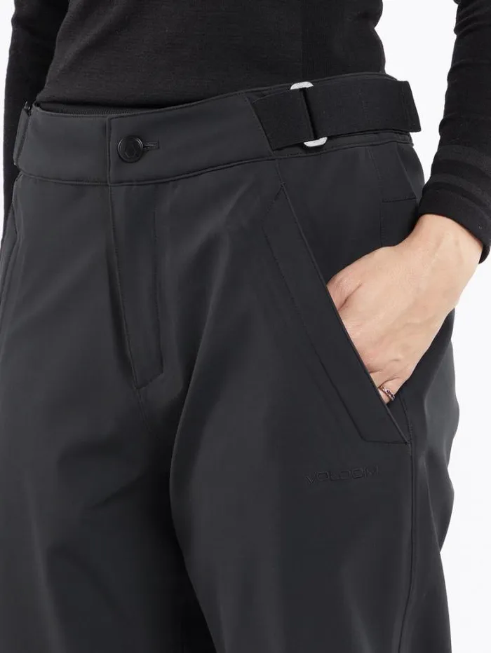 Womens Pants Volcom Dust Up Bonded Pants 8211 Black