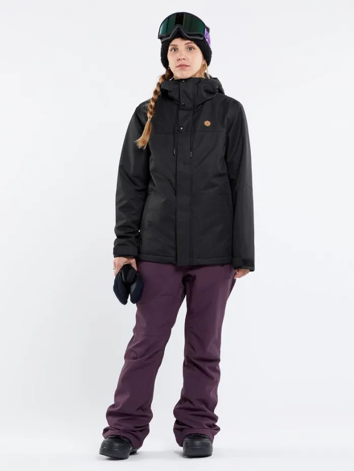 Womens Pants Volcom Swift Bib Overalls 8211 Blackberry