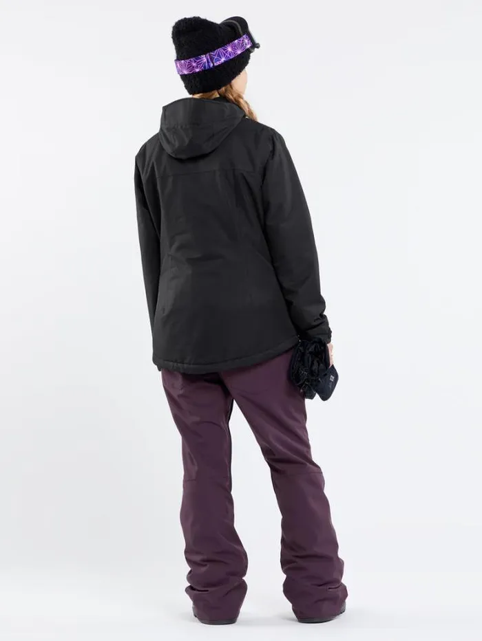 Womens Pants Volcom Swift Bib Overalls 8211 Blackberry